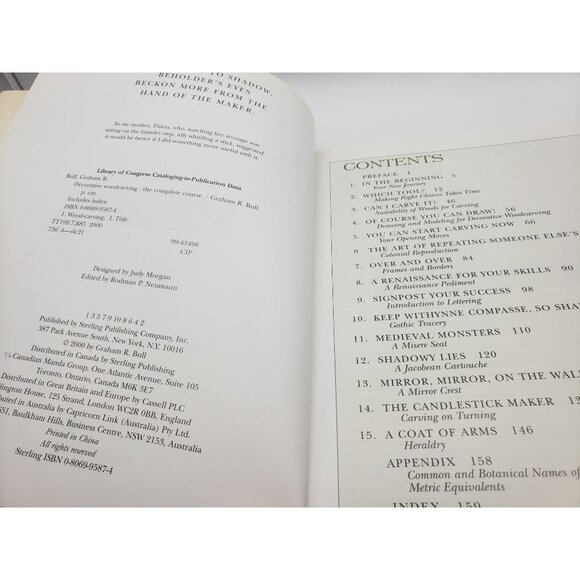 The Complete Course Decorative Woodcarving By Graham R. Bull Paperback Book - Picture 2 of 9